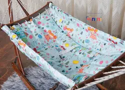 گهواره سنتی چوبی تاشو - فروشگاه سیسمونی روژان