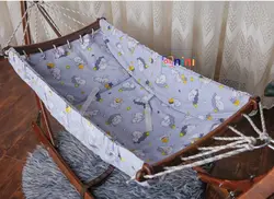 گهواره سنتی چوبی تاشو - فروشگاه سیسمونی روژان