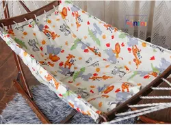 گهواره سنتی چوبی تاشو - فروشگاه سیسمونی روژان