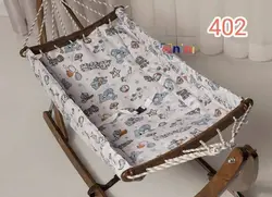 گهواره سنتی چوبی تاشو - فروشگاه سیسمونی روژان