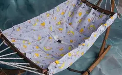 گهواره سنتی چوبی تاشو - فروشگاه سیسمونی روژان