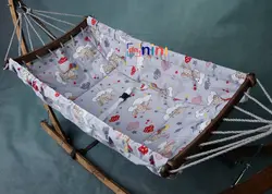 گهواره سنتی چوبی تاشو - فروشگاه سیسمونی روژان