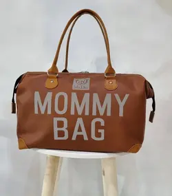 ساک لوازم طرح چرم مامی بگ برند کیو ضد مامی بگ QZ_MOMMY_BAG - فروشگاه سیسمونی روژان