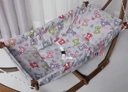 گهواره سنتی چوبی تاشو جنس متوسط danini - فروشگاه سیسمونی روژان