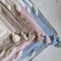 پتو بافت خزدار کلاهدار - فروشگاه سیسمونی روژان