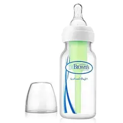 شیشه شیر طلقی ۱۲۰ میل نوزاد دکتر براونز sb41005 Dr Brown's - فروشگاه سیسمونی روژان