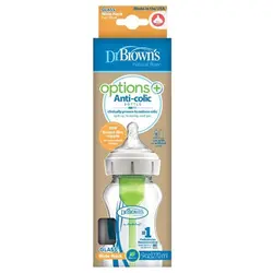شیشه شیر عریض پیرکس دکتر براونز ۲۷۰ میلی لیتر Dr Brown's wb91700 - فروشگاه سیسمونی روژان