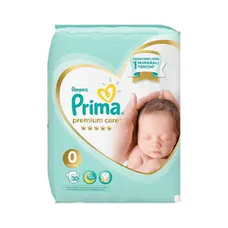 پوشک پریما پمپرز ضد حساسیت سایز 0 تعداد 30 عددی pampers prima - فروشگاه سیسمونی روژان