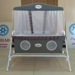 تخت و گهواره میلاد اصلی پارچه معمولی milad - فروشگاه سیسمونی روژان
