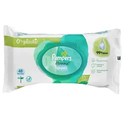 دستمال مرطوب کودک پمپرز PAMPERS مدل AQUA PURE - فروشگاه سیسمونی روژان