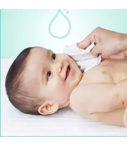 دستمال مرطوب کودک پمپرز PAMPERS مدل AQUA PURE - فروشگاه سیسمونی روژان