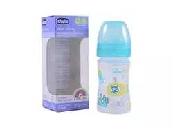 شیشه طلقی ول بینگ سیلیکان طرح دار 150 میل chicco - فروشگاه سیسمونی روژان