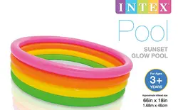 استخر بادی رنگین 168 سانتی متر اینتکس کد intex 56441