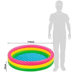 استخر بادی اینتکس قطر 114 کد intex 57412 - فروشگاه سیسمونی روژان