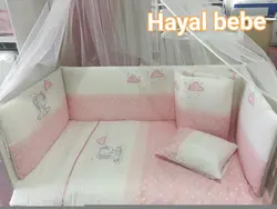 سرویس دم دستی و یا رو تختی 9 تکه برند یونیک بیبی Unique baby - فروشگاه سیسمونی روژان