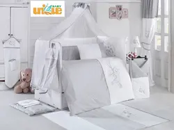 سرویس دم دستی و یا رو تختی 9 تکه برند یونیک بیبی Unique baby - فروشگاه سیسمونی روژان