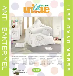 سرویس دم دستی و یا رو تختی 9 تکه برند یونیک بیبی Unique baby - فروشگاه سیسمونی روژان