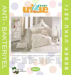 سرویس دم دستی و یا رو تختی 9 تکه برند یونیک بیبی Unique baby - فروشگاه سیسمونی روژان