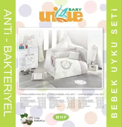 سرویس دم دستی و یا رو تختی 9 تکه برند یونیک بیبی Unique baby - فروشگاه سیسمونی روژان