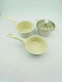 سرویس قابلمه 5 تکه دیاکو diaco عروس aroos همراه قاشق - فروشگاه سیسمونی روژان