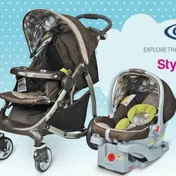 ست کالسکه و کریر گراکو امریکا  graco stylusck