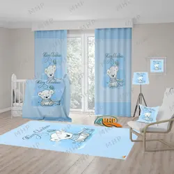 سرویس خواب مخمل و تترون طرح دار چاپی نوزاد و کودک یا نوجوان یونیک - فروشگاه سیسمونی روژان