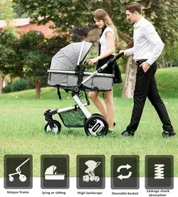 سرویس کالسکه مادرکر ۳ تیکه برند mothercare