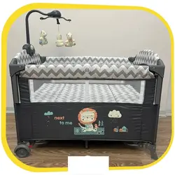 تخت و پارک کنار باز شو وگهواره شو کول بیبی code kdd-960f cool baby - فروشگاه سیسمونی روژان