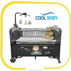 تخت و پارک کنار باز شو وگهواره شو کول بیبی code kdd-960f cool baby - فروشگاه سیسمونی روژان