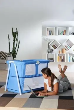 تخت و پارک تاشو زیپی  chicco  مدلlullla go zip