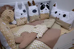 ست رو تختی کامل طرح حیوانات(کنسول )