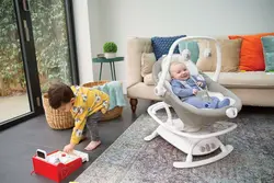 نی نی لای لای و تاب برقی Joie مدل Sansa 2in1