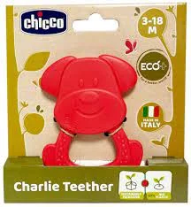 دندان گیر تمام حلقه ای سیلیکونی گیاهی چیکو مدل سگ chicco - فروشگاه سیسمونی روژان