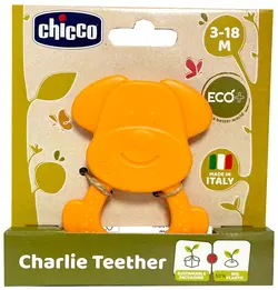 دندان گیر تمام حلقه ای سیلیکونی گیاهی چیکو مدل سگ chicco - فروشگاه سیسمونی روژان