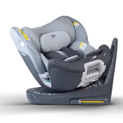 صندلی ماشین 360 درجه جیکل طوسی مدل ونوس Car Seat Jikel Venus - فروشگاه سیسمونی روژان