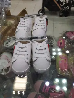 پاپوش نوزادی سفید نیو استار newstar - فروشگاه سیسمونی روژان