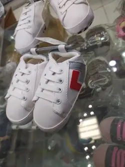 پاپوش نوزادی سفید نیو استار newstar - فروشگاه سیسمونی روژان