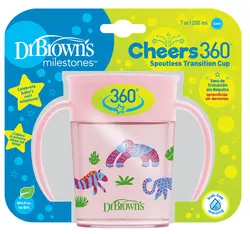 لیوان آبخوری 360 درجه 200 میل طرح جنگل دکتر براون tc71005 Dr Brown’s - فروشگاه سیسمونی روژان