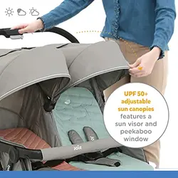 کالسکه دوقلو جویی joie مدل Aire Twin - فروشگاه سیسمونی روژان
