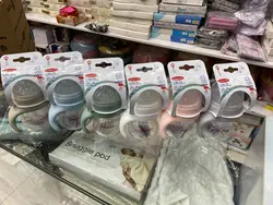 شیشه شیر طلقی pp کولیک 180 میل بی بی لند ( طرح اونت ) کد babyland 200 - فروشگاه سیسمونی روژان