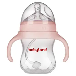 شیشه شیر طلقی pp کولیک 180 میل بی بی لند ( طرح اونت ) کد babyland 200 - فروشگاه سیسمونی روژان