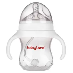 شیشه شیر طلقی pp کولیک 180 میل بی بی لند ( طرح اونت ) کد babyland 200 - فروشگاه سیسمونی روژان