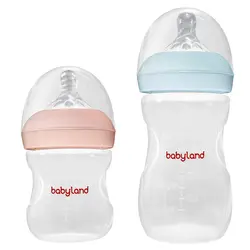 شیشه شیر طلقی pp کولیک 125 میل بی بی لند ( طرح اونت ) کد babyland 203 - فروشگاه سیسمونی روژان