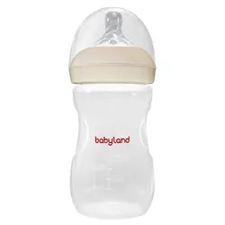 شیشه شیر طلقی pp کولیک 125 میل بی بی لند ( طرح اونت ) کد babyland 203 - فروشگاه سیسمونی روژان