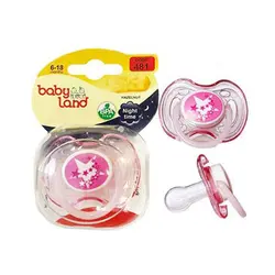 پستانک النا شب تاب فندوقی طرح ستاره 0-6 ماه بی بی لند کد 480 babyland - فروشگاه سیسمونی روژان