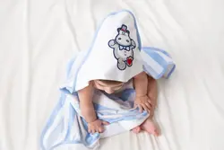 پتو دور پیج نخی طرح اسب آبی دانالو DANALOO - فروشگاه سیسمونی روژان