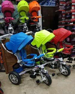 سه چرخه دو مدل تیتان تاشو بست best - فروشگاه سیسمونی روژان