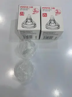 سر شیشه دو عددی سایز 9+ ماه XL رووکو ROVCO RK-N4014 - فروشگاه سیسمونی روژان