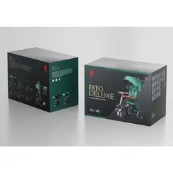 سه چرخه تاشو flamingo فلامینگو مدل RITO DELUXE - فروشگاه سیسمونی روژان
