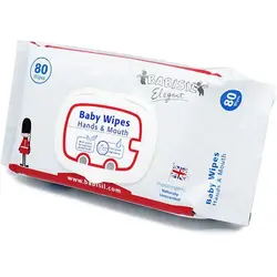 دستمال مرطوب 80 عددی بیبی سیل Babisil Baby Wipes Hand & Mouth - فروشگاه سیسمونی روژان